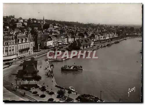 Cartes postales moderne Trouville Calvados Vue generale sur la Touques et les quais