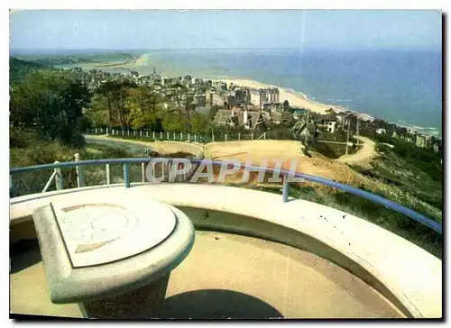 Cartes postales moderne La Cote Fleurie Houlgate Calvados Vue generale prise de la Table d'Orientation