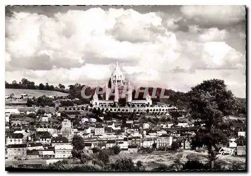 Cartes postales moderne Lisieux Calvados Vue generale et la Basilique