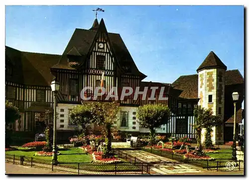 Cartes postales moderne Deauville Calvados La Plage Fleurie L'Hotel de Ville