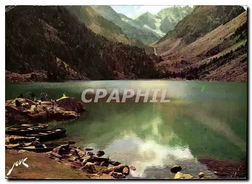 Moderne Karte Cauterets HP Le Lac de Gaube et le Vignemale