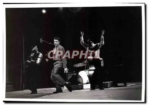 Moderne Karte Elvis and his band live television performance Stage Show New York City Elvis Presley