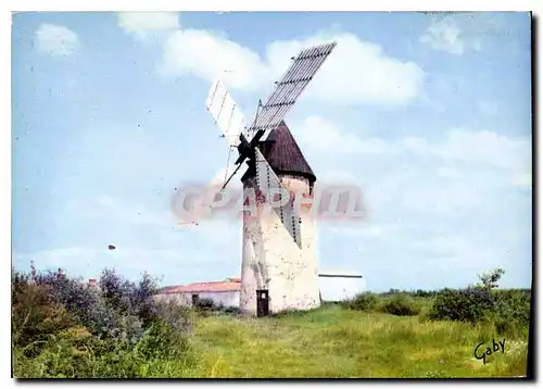 Cartes postales moderne Au Pays de Monts Moulin a vent