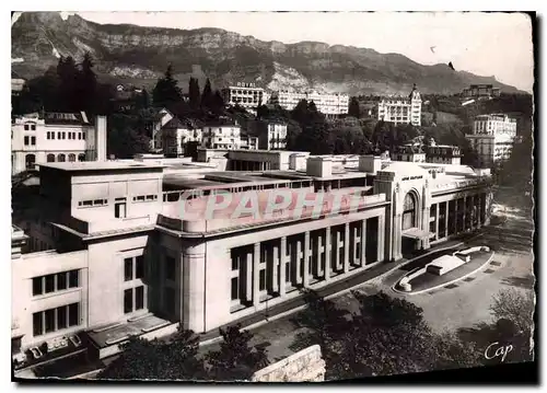 Moderne Karte Aix les Bains Vue generale et le Revard