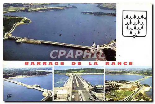 Moderne Karte Barrage de la Rance