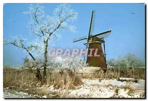 Moderne Karte Kinderdijk Holland