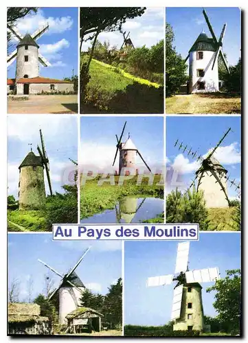 Cartes postales moderne Au Pays des Moulins