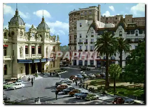 Cartes postales moderne Principaute de Monaco Monte Carlo Le Casino et l'Hotel de Paris