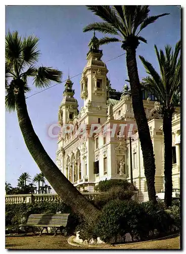 Moderne Karte La Cote d'Azur Monte Carlo Le Casino