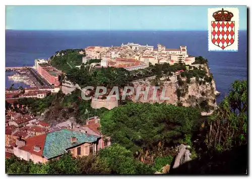Moderne Karte Au Soleil de la Cote d'Azur Principaute de Monaco Le Port
