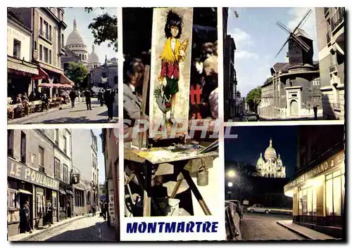 Cartes postales moderne Montmartre Paris Moulin Au Gars Normand Sacre C�ur