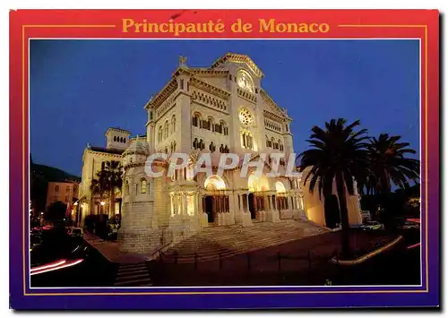 Cartes postales moderne Principaute de Monaco La Cathedrale