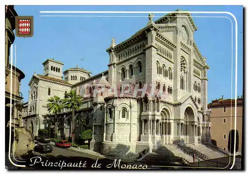 Cartes postales moderne Principaute de Monaco La Cathedrale