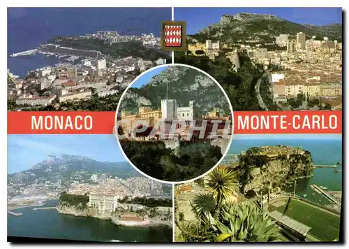 Cartes postales moderne Monaco Monte Carlo Vues diverses de la Principaute de Monaco