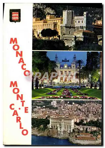 Cartes postales moderne Monaco Monte Carlo Divers aspects de la Principaute de Monaco