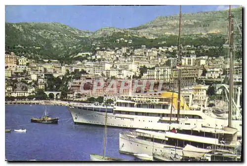 Cartes postales moderne Monaco Principaute Le Port Bateaux