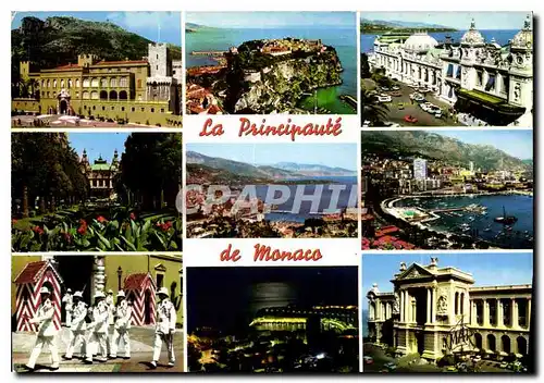 Cartes postales moderne La Principaute de Monaco Monaco Le Palais du Prince