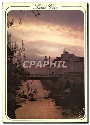 Cartes postales moderne Reverie en Quercy Saint Cere Les quais