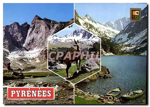 Cartes postales moderne Pyrenees Les Pyrenees Le Vignemale et le Lac de Gaube