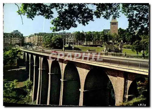 Cartes postales Luxembourg le Viaduc dit Passerelle 1859 a 1861 a l'avenue de la Gare