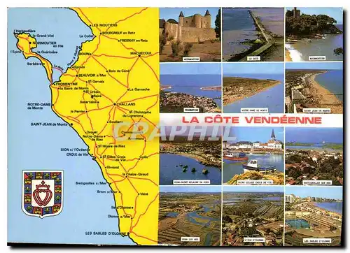 Cartes postales moderne La Cote Vendeenne