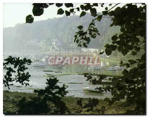 Moderne Karte La Bretagne Pittoresque le Port au petit Matin Belon a proximite de Riec sur Belon et Moelan sur