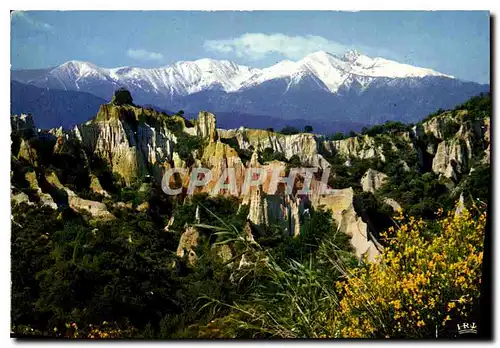 Moderne Karte En Rousillon aux environs d'Ille sur Tet le Canigou