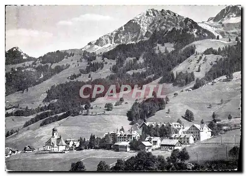 Moderne Karte Cures d'air preventives des Mutualites Chretiennes Melchtal Suisse