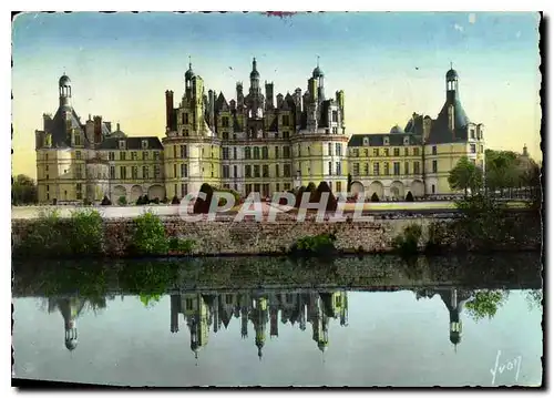 Cartes postales moderne Chambord Loir et Cher le Chateau Facade nord construit en 1519 par Francois 1er