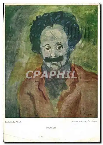 Cartes postales moderne Portrait de M J Museu d'Art de Catalunya Picasso