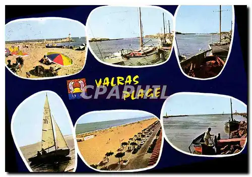 Cartes postales moderne Valras Plage Herault Divers aspects de la Station