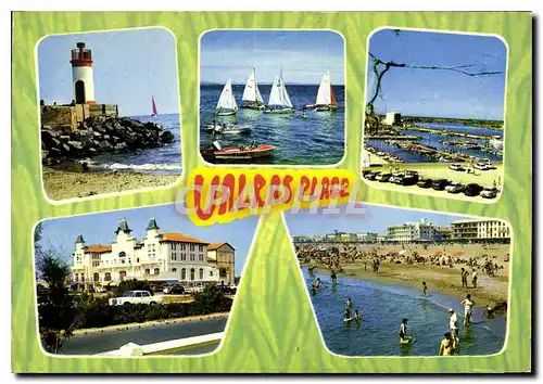 Cartes postales moderne Valras Plage le Phare le Casino le Port la Plage