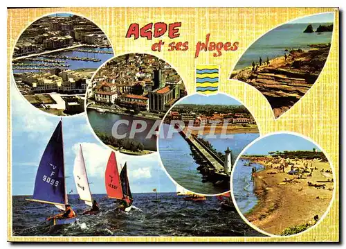 Cartes postales moderne Agde et ses plages Herault Cap d'Adge