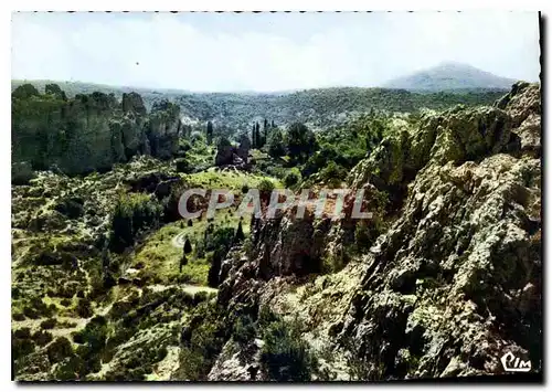 Moderne Karte Le Cirque de Moureze Herault vue generale