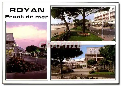 Moderne Karte Royan Face a la Grande Plage le Front de Mer