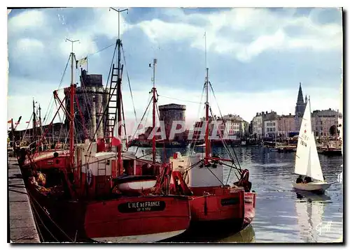 Cartes postales moderne En Aunis la Rochelle Charente Mme tour de la Chaine tour Saint Nicolas et tour des Quatre Sergen