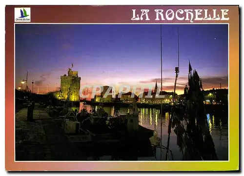 Moderne Karte La Rochelle Ville historique le Vieux Port