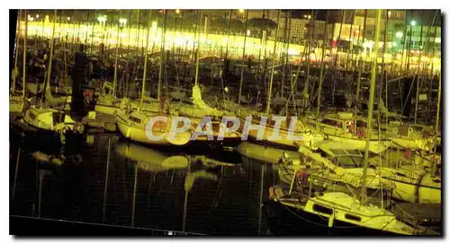 Cartes postales moderne Royan le Port de Plaisance de nuit