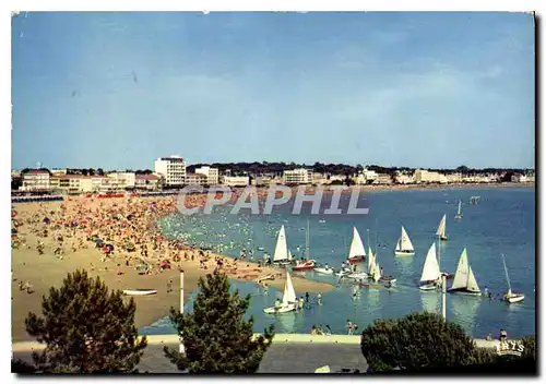 Moderne Karte Cote de Beaute Royan la Plage vue generale