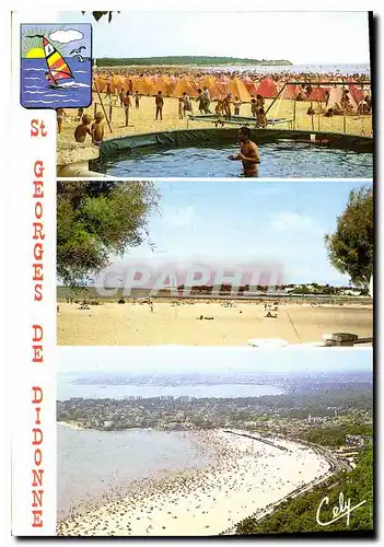 Cartes postales moderne St Georges de Didonne la Plage vue generale