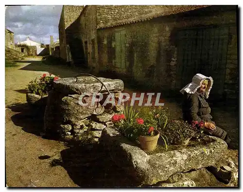 Cartes postales moderne La Cote Atlantique la Grand mere au puits