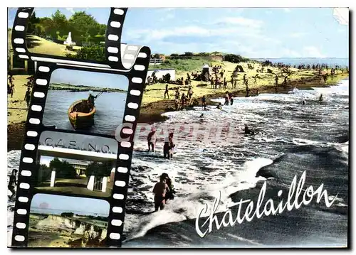 Cartes postales moderne Chatelaillon la plage le Parc retour des Bouchots le Casino les Falaises