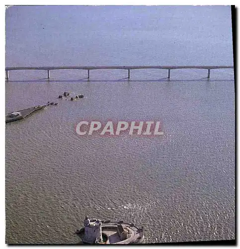 Cartes postales moderne Marennes Bourcefranc le fort Louvois et le Pont d'Oleron