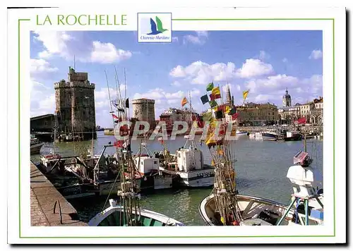 Cartes postales moderne Charente maritime la rochelle ville Historique le vieux Port XIII siecle