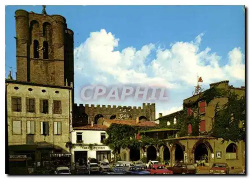 Moderne Karte Agde la cathedrale et le Restaurant la Galiote