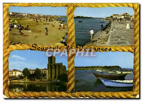 Cartes postales moderne Au Soleil du Midi le Grau d'Agde la Plage la canal la Cathedrale la Plage le Port le cap d'Agde