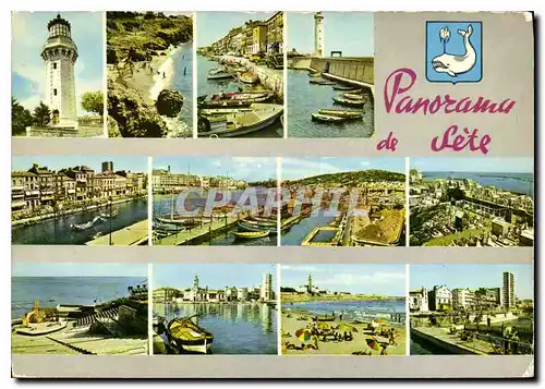 Cartes postales moderne Panorama de Sete Herault