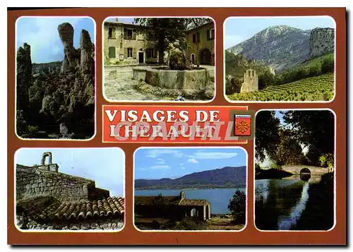 Cartes postales moderne Lumiere et Couleurs de l'Herault Visages de l'Herault