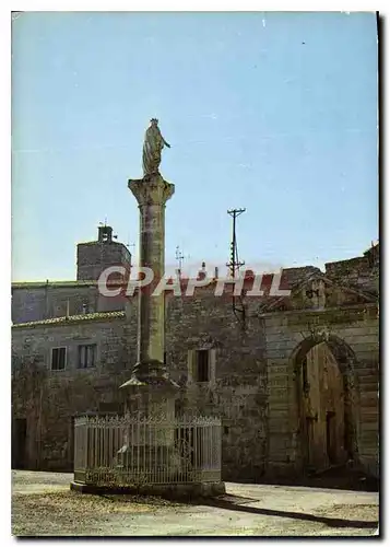 Moderne Karte Poussan Herault la Vierge et le porche