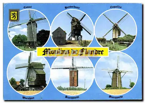 Cartes postales moderne Les moulins de Flandre